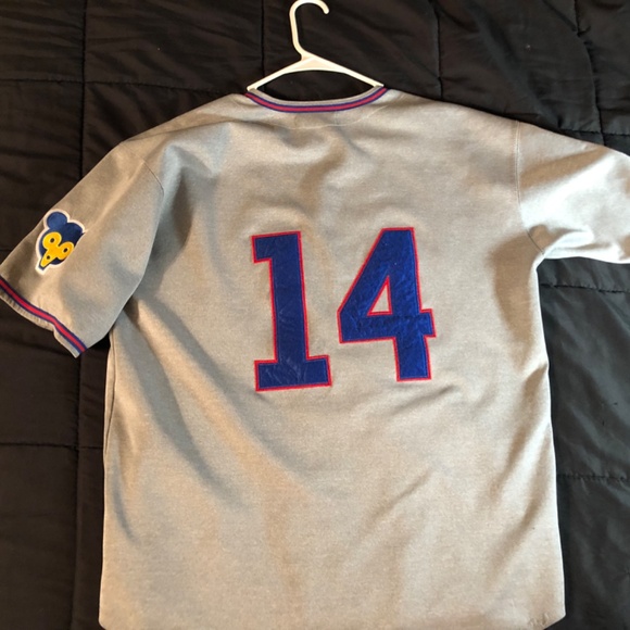 Rare!  Ernie Banks Chicago Cubs 1968 Authentic   Mitchell& Ness Jersey  Sz.50 - Picture 9 of 14